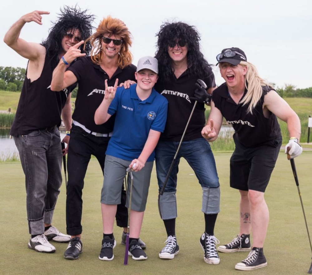 Pete Bigalk and some "rock star" golfers