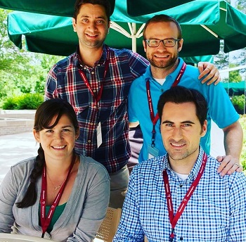 Dr. Hubbard and fellow residents in 2016