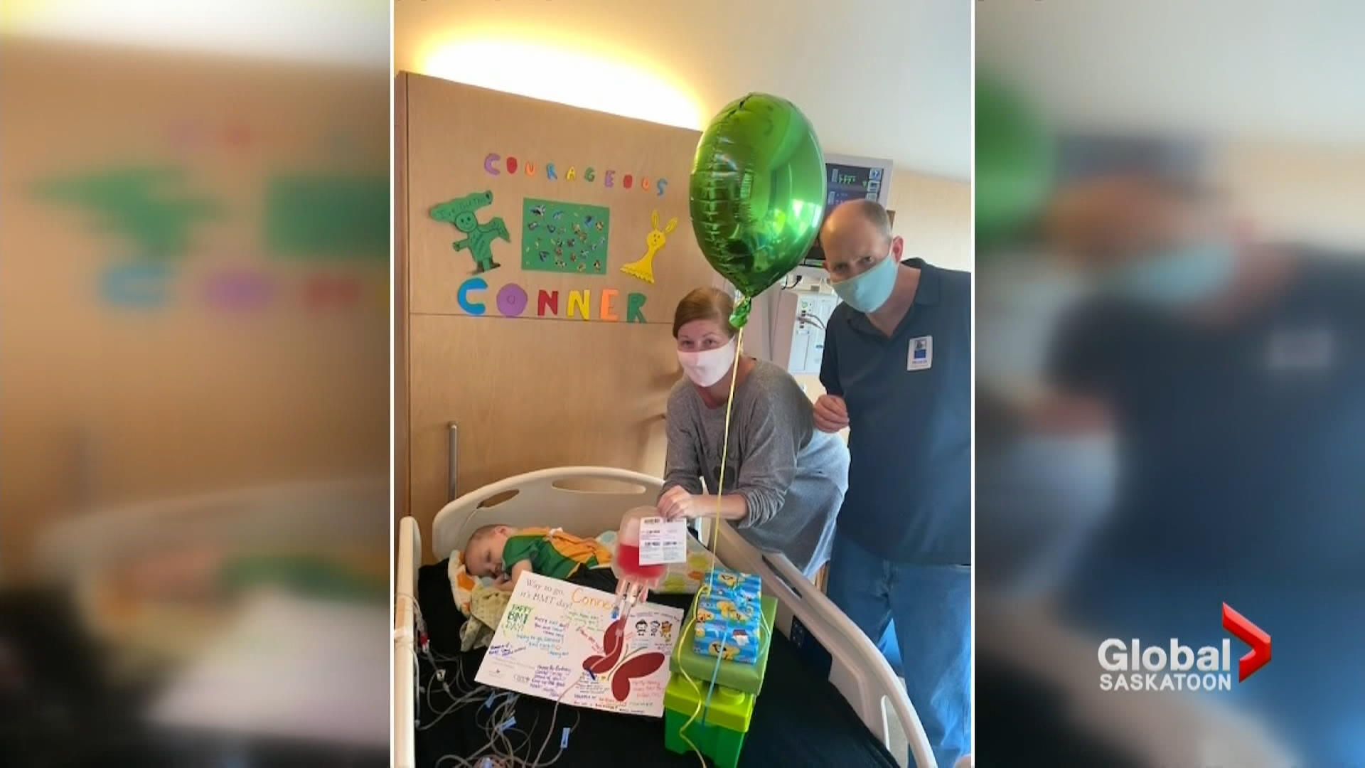 Conner receives treatment at University of Minnesota Masonic Children's Cancer Center