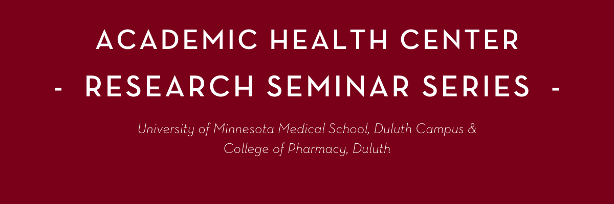 AHC Research Seminar Series with Dr. Glenn Simmons, Jr.