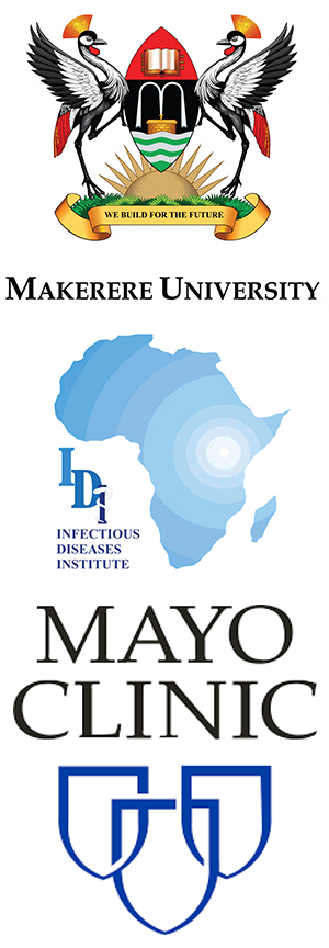partner institutions Makerere University, IDI, and Mayo Clinic