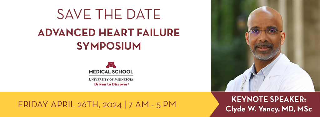 Heart Failure Symposium Save the Date Banner