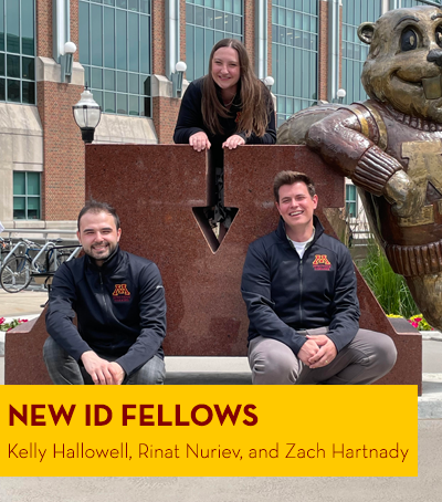 Image of new ID Fellows: Kelly Hallowell, Rinat Nuriev, and Zach Hartnady