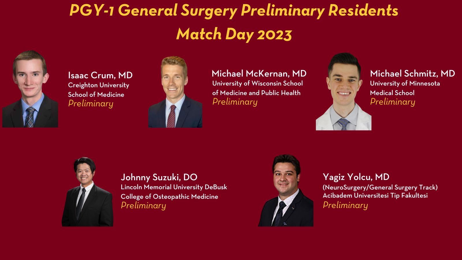 Match Day_General Surgery Prelim Residency Program (1)
