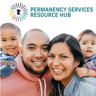 Image of Family with Resource Hub Logo