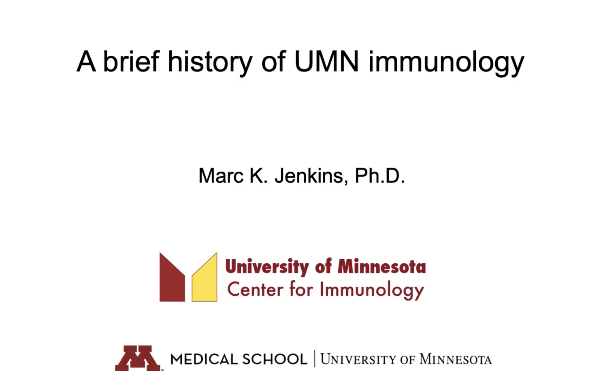 Immunology a brief history