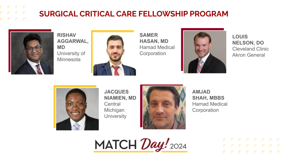 Surgical Critical Care Fellows