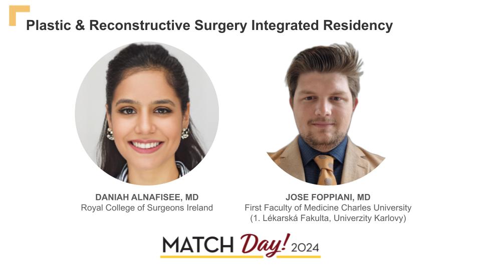 Plastic & Reconstructive Surgery Match Day 2024