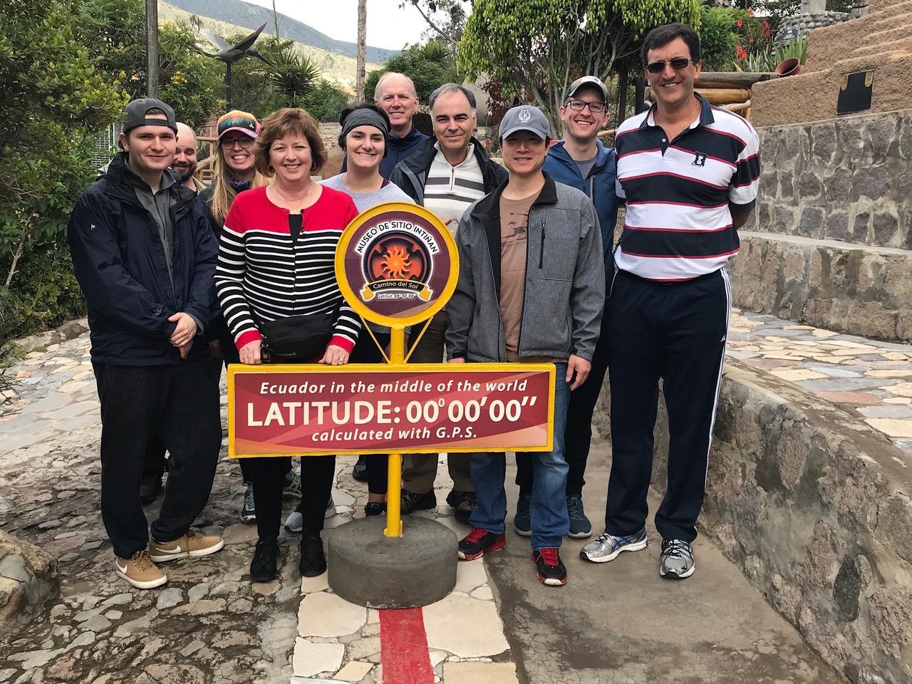 The team in Ecuador, from left to right: Zach Quanbeck, MD, PGY-1, Sara Van Nortwick, MD, Deb Koop, Lauren Casnovsky, MD, PGY-4, Steve Koop, MD, Alejandro de la Maza, MD, Walter Truong, MD, Mikhail Klimstra, MD, PGY-4, Leo Abrahao, MD