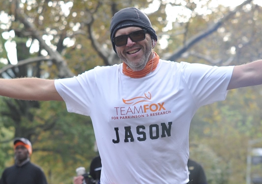 Jason Kopacz running the New York Marathon