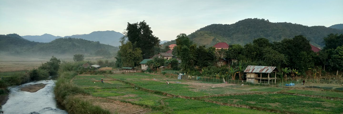 landscape in Laos