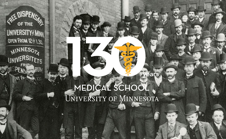 Historical photo of the first set of medical students