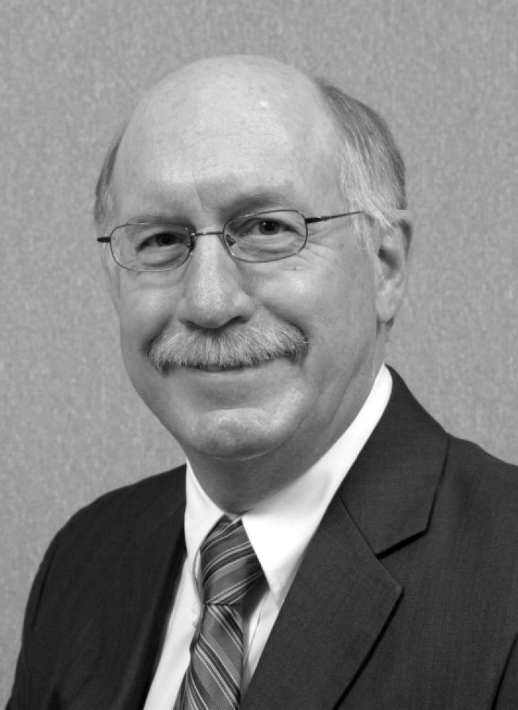 Black and white portrait of Gary L. Davis, Ph.D.