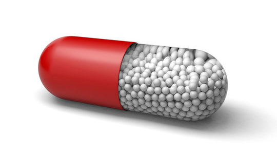 Illustration of a medicine pill
