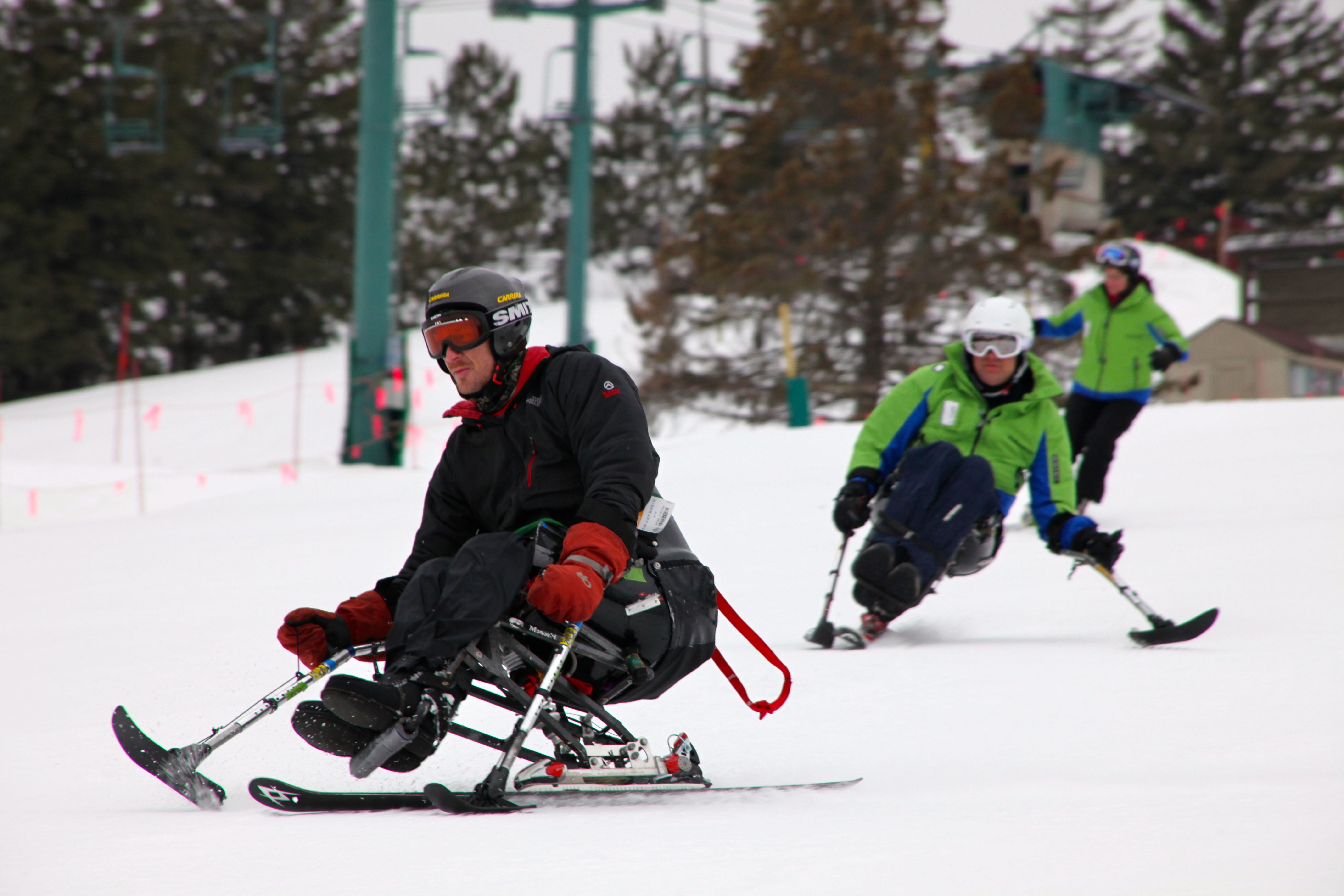 Adaptive sports - skiing