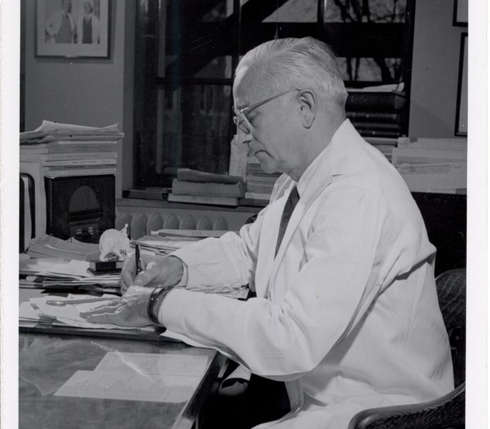 Dr. Owen Wangensteen in 1955
