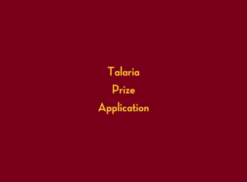 Talaria Prize Application