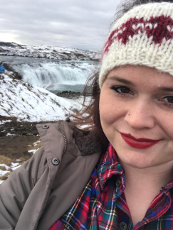 Emma Verstraete in Alaska for research