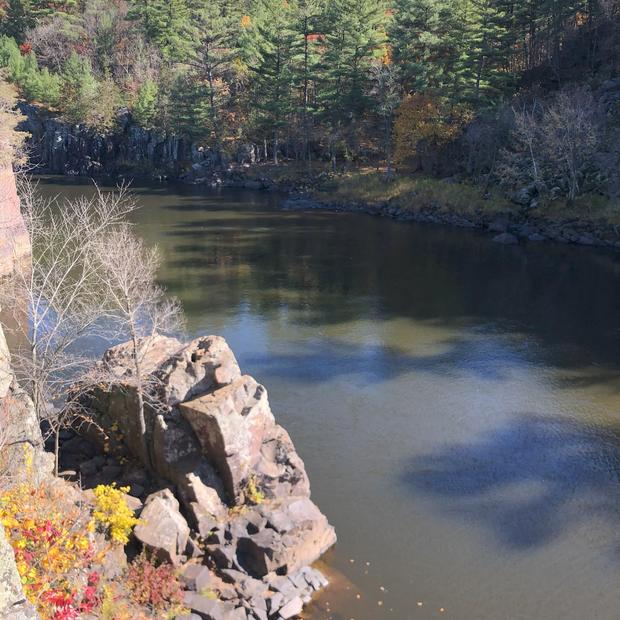 Scenic overview in fall