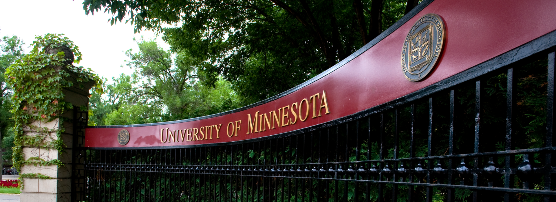 Image of iron gate "University of Minnesota"