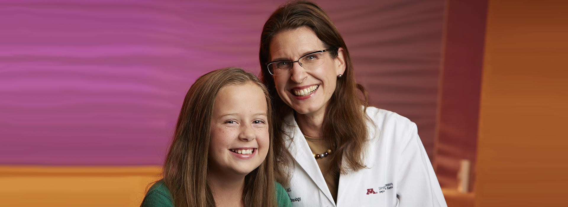 Dr. Brenda Weigel & patient