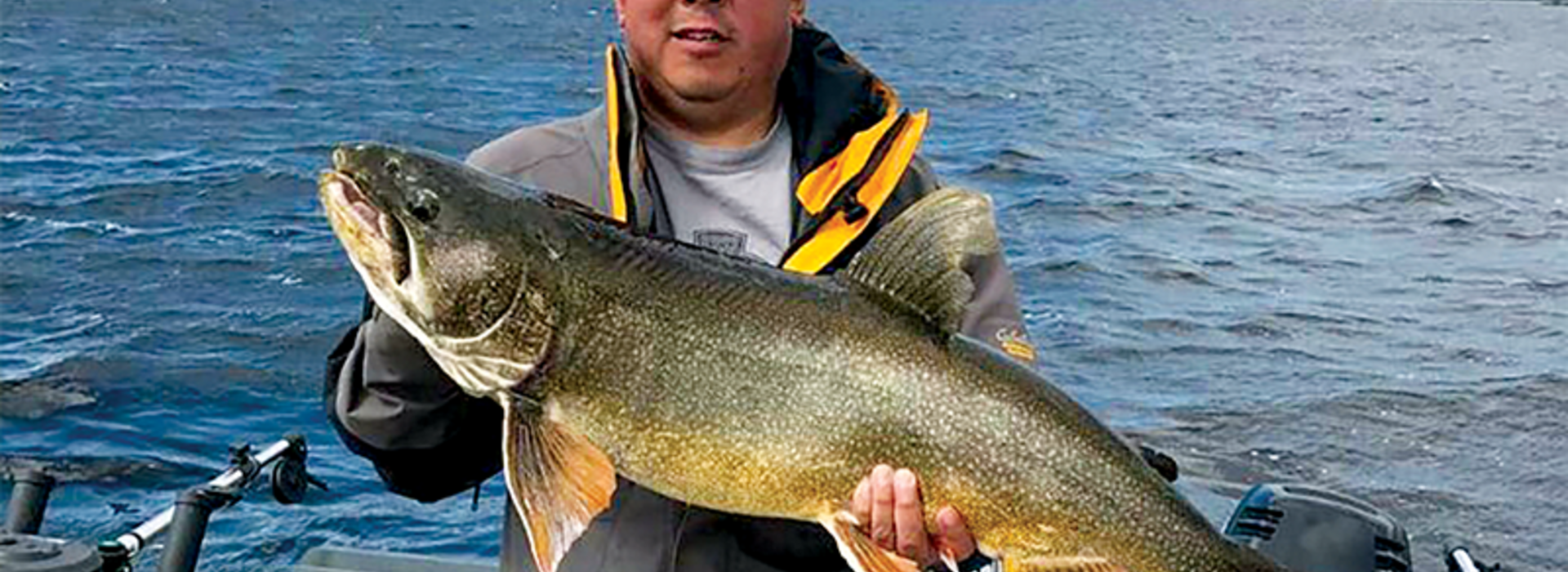 Chad Glirbas with a large fish
