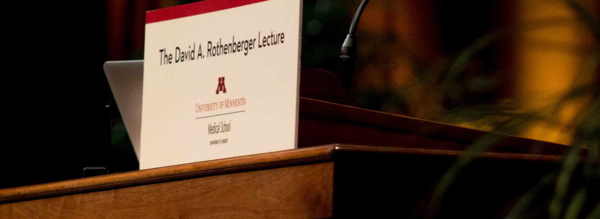 Rothenberger Lecture