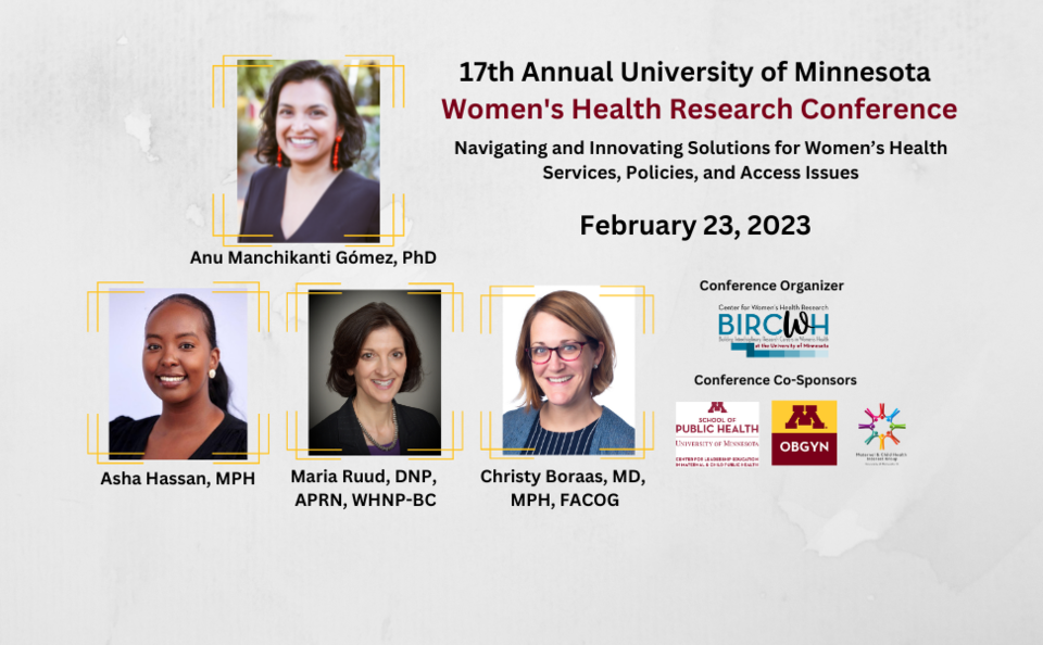 Women's Health Research Conference Flyer 