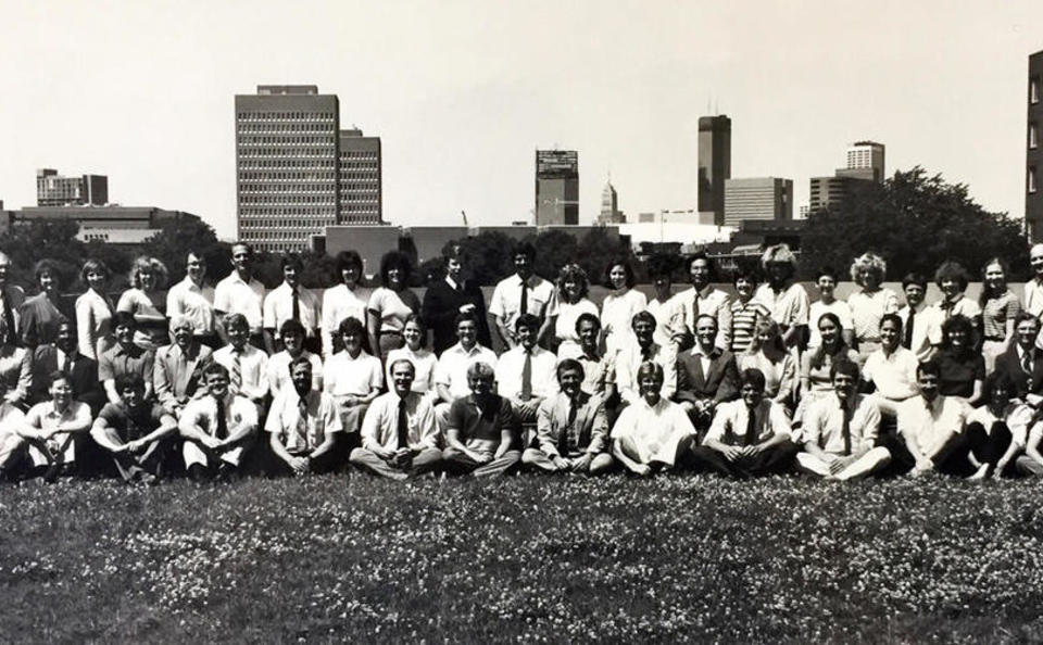 Historical photo of DFMCH graduates
