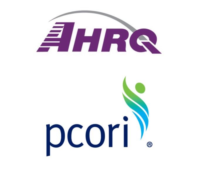 AHRQ and PCORI logos