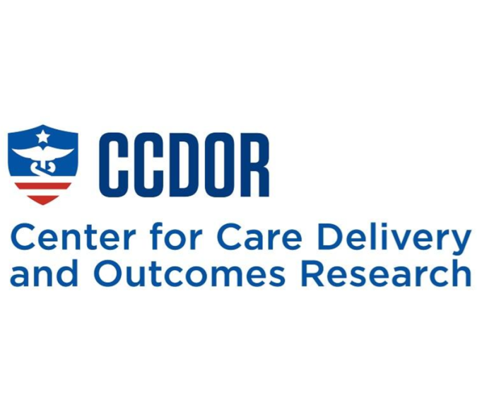 Logo that reads: CCDOR, Center for Care Delivery and Outcomes Research