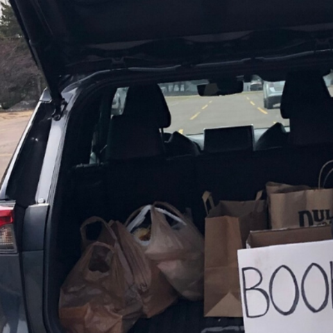 Students and Faculty Members Host Successful Book Drive During COVID-19