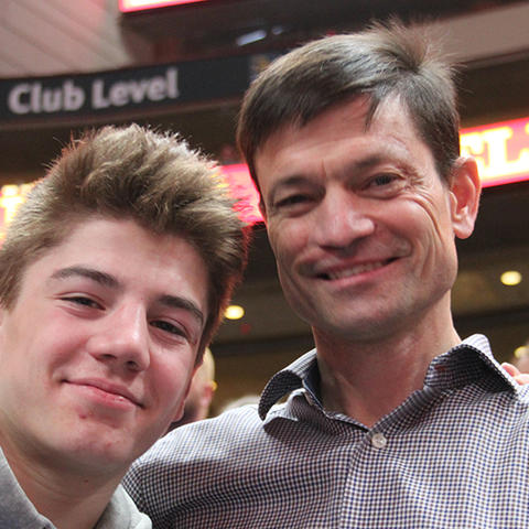 Mark Berg and son