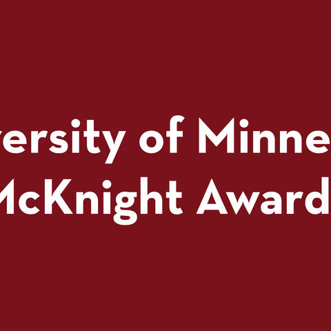 University of Minnesota McKnight Awards
