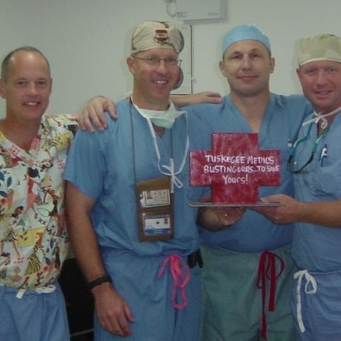 Eric Nelson, MD, with Air Force Orthopaedic Team